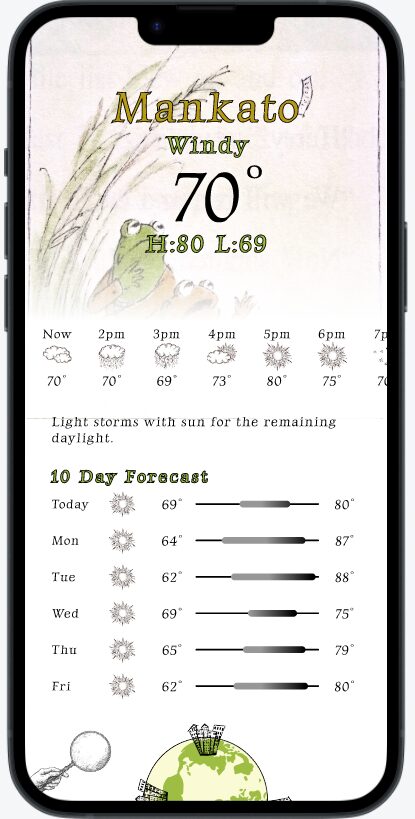 frog and toad iphone demo