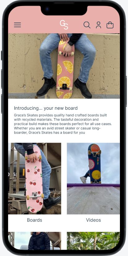 Graces Skates iPhone Demo